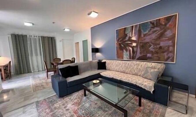 Khalandrion Apartment | Blue Spacious Flat wt Parking nr Marousi Hospitals