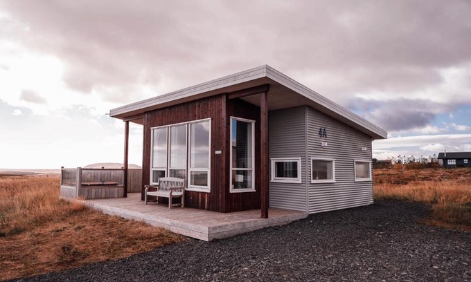 Reykholt House | Blue View Cabin 4A With private hot tub