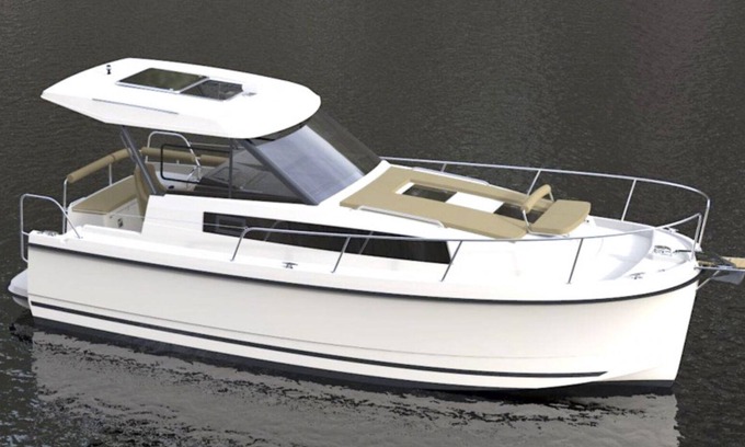Braunsbedra Boat Rental | Boating vacation with the yacht Overtime in the Leipziger Neuseenland