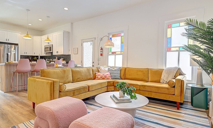 Logan Heights House | Boho Bungalow with Hot Tub Oasis