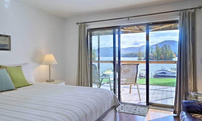 Bolton Landing Apartment | Bolton Landing Suite w/Deck, Lake George Access
