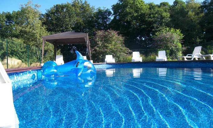 Malguenac House | Bonne Chere Family Friendly Gites * Heated Pool * Huge Playbarn
