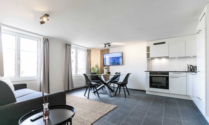 St. Gallen Apartment | book2stay 2-room apartment #2 Rosenberg up to 4 persons