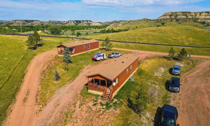 Medora Cabin | Boots Badlands Cabin Medora ND 2 BR 1 B Sleeps 6