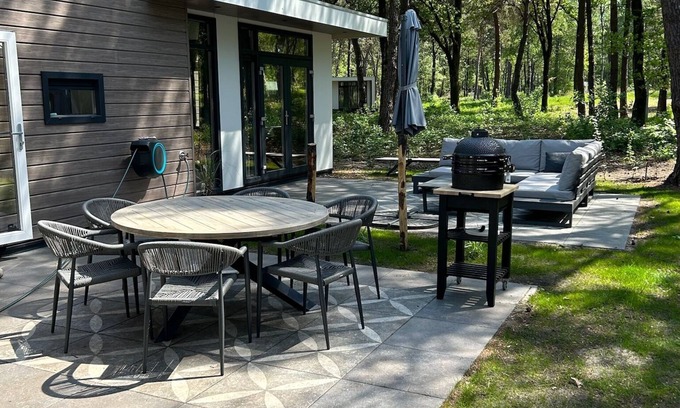 Municipality of Hellendoorn Ski Chalet | Bos Chalet Hellendoorn with Hot tub