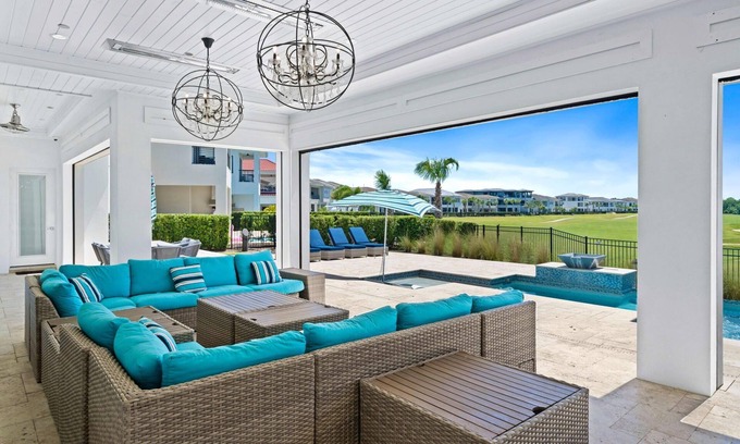 Bay Lake House | Bountiful Bear's Den Estate With Indoor Spa at Reunion