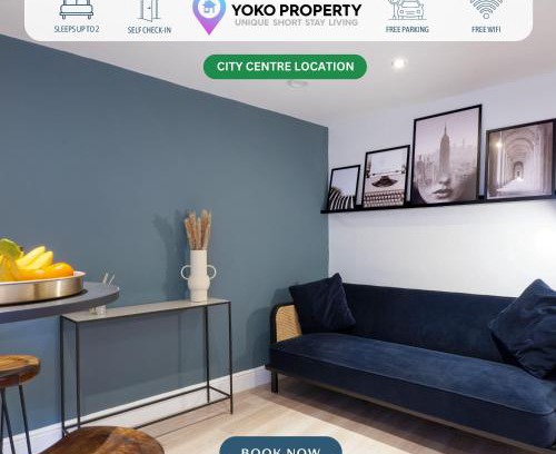 Rugby Apartment | Boutique Apartment - City Centre - Free Parking, Fast Wifi and Smart TV by Yoko Property