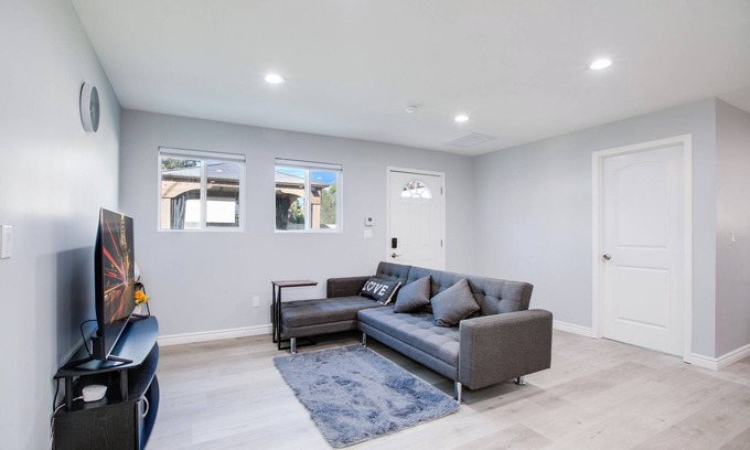 Mayflower Village House | Brand New 2BR Home with Backyard Lounge & Free Parking