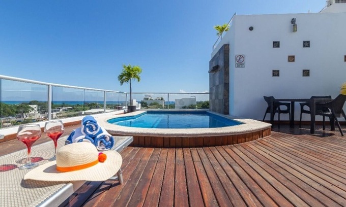 Luis Donaldo Colosio Apartment | Brand new Ocean View Condo with rooftop pool