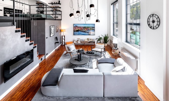 Smichov Apartment | Brand new spacious, stylish, unique loft in the centre of Prague for 4 persons