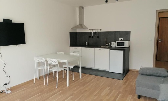 Palmovka Apartment | Brand new studio apartment #21 with free secure parking in the center