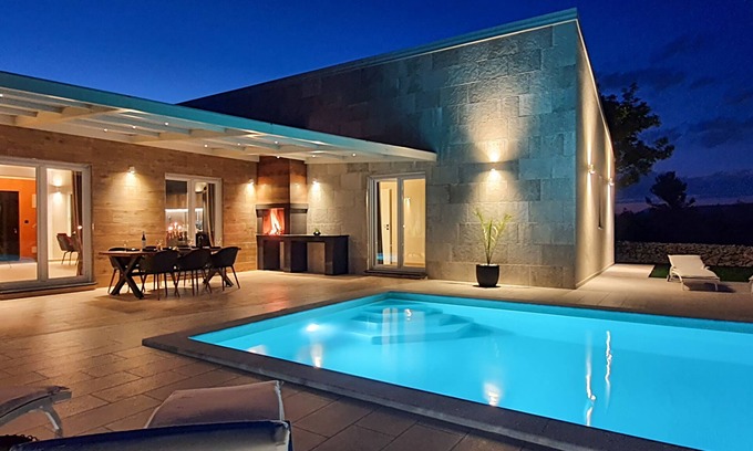 Rakalj House | Brand new top villa *, with heated pool, only 2 km from the sea