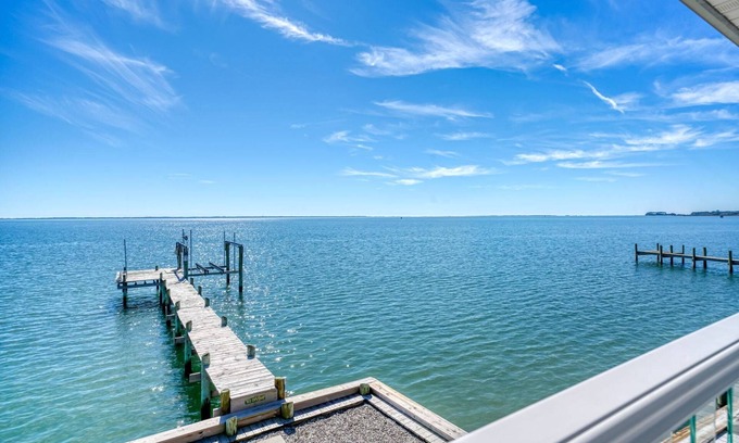 Captain's Cove House | Breathe the Bay - Waterfront w/Dock, Pool & Golf!
