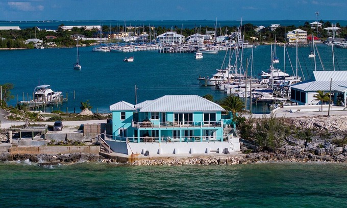 Lubbers Quarters Cay House | Breathtaking Ocean views from every room on Mermaid Reef. Watch Video 4.5 baths