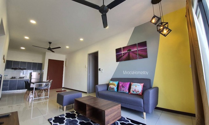 Kampung Bagan Dalam Condo | Breezy Getaway | 4 Pax ~ Butterworth
