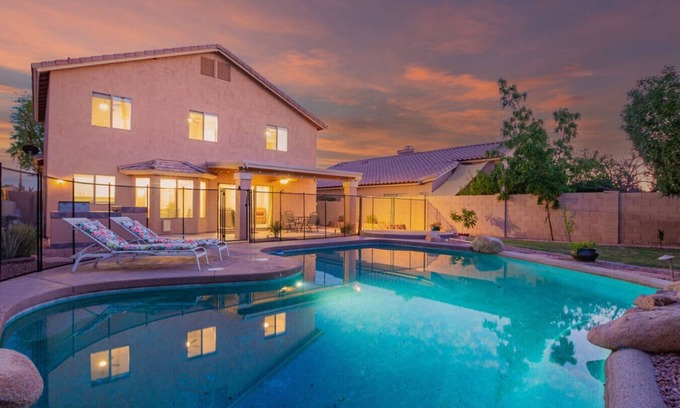 Vista Del Rincon House | Bright 3BR w/Backyard Pool, BBQ Grill & Workspace