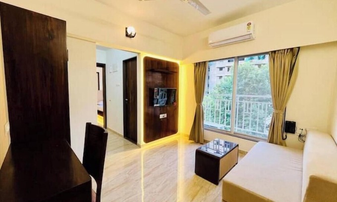 Kandivali East Apartment | Bright & Airy Twin Bed Apartment THE BNB STAY