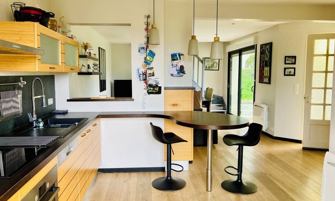 Locquirec House | Bright and comfortable house on the heights of the Locquirec peninsula