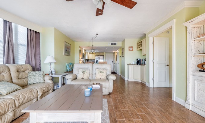 New Smyrna Beach Condo | Bright & Cozy Poolside Retreat in Oceanfront New Smyrna Beach Condo!