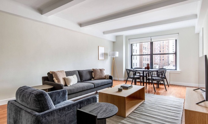 Sutton Place Apartment | Bright Midtown East 2BR w/Gym & Doorman, nr Sutton Park, by Blueground