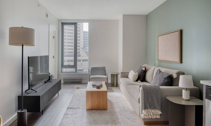 Civic Center Apartment | Bright Soma 1BR w/Concierge, Theater & On-Site Retail, by Blueground