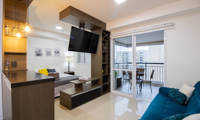 Picanco Apartment | Bright Studio - GRU