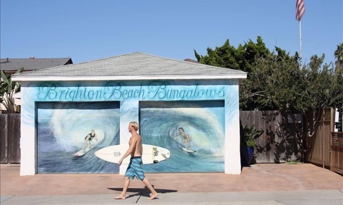 Ocean Beach House | Brighton Beach Bungalow # 2, 100 Feet to the Sand, Close to Fishing Pier, AC