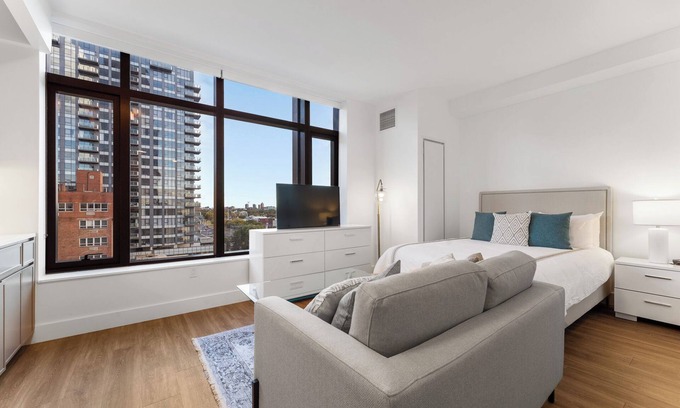 Bath Beach Apartment | Brooklyn Serenity: Luxe Comfort with Top Amenities