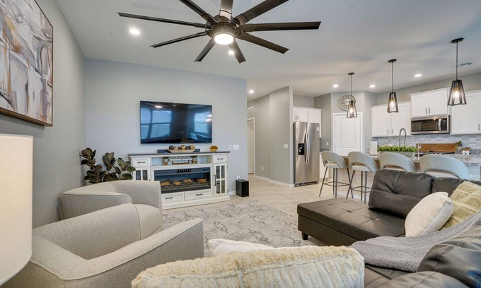 Maricopa County House | Buckeye Verrado Area Home w/Pergola & Fire Pit