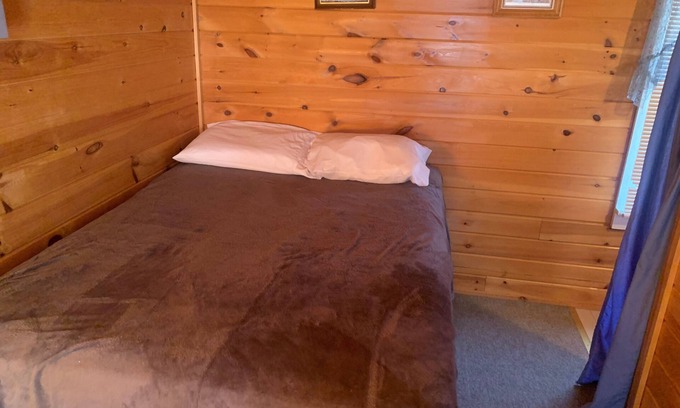 Winter Cottage | Bucktail Lodge Bayview Cabin, view of the East Fork of the Chippewa flowage