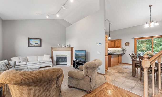 Andover House | Bunker Hills House - Near Trails! 2 Kitchens and Living Spaces