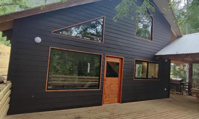 Palguin Alto House | Cabaña Bosque Río