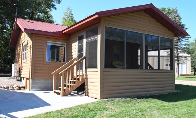 Backus Cabin | Cabin 8 Retreats on Big Portage Lake: Unit B-Shared Game Room included!