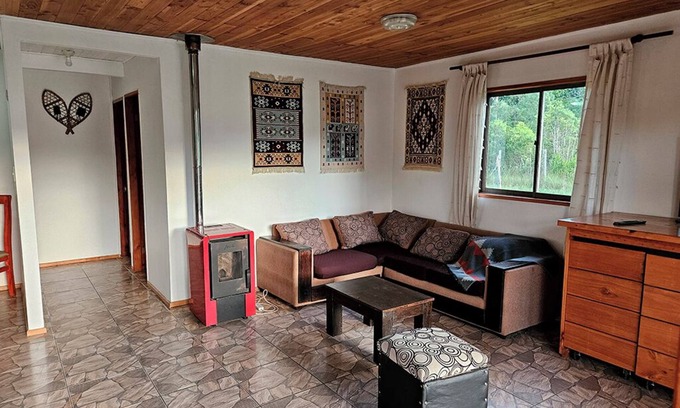 Pucon Cabin | Cabin in Pucon with volcano view, perfect for families