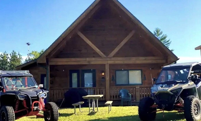 Warrens Cabin | Cabin- no cleaning fees: Cranberry Fest, waterparks, trail riding for utv/atv