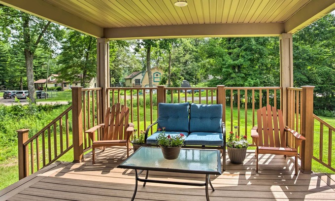 Balsam Lake Cottage | Cabin w/Dock & Porch Across From Balsam Lake