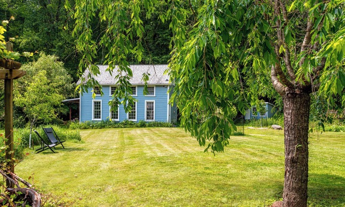 North Branch House | Callicoon Cottage with Private Pond, Fireplace and Fire PitnFamily, Pet Friendly