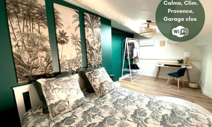 Vinon-sur-Verdon Apartment | Calme - Center - WiFi - Clim - Verdon 300m - Parking