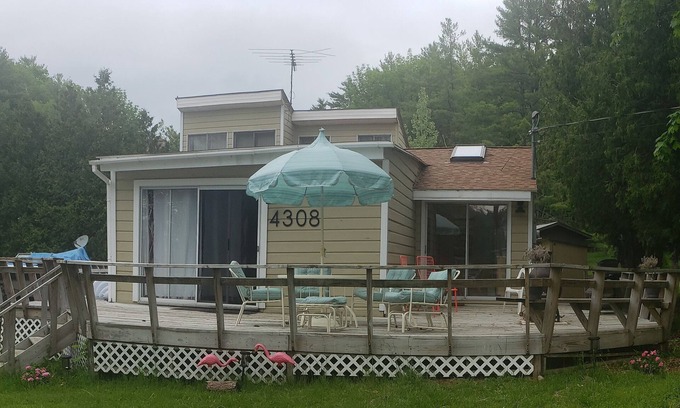 Putnam Station House | Camp at Gull Bay with Lake George View and walking distance to beach
