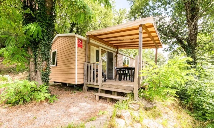 Saint-Vincent-de-Durfort House | Camping maeva Escapades Coeur d'Ardèche * - Comfort Cottage 3 Rooms 5/7 People Air Conditioned + TV