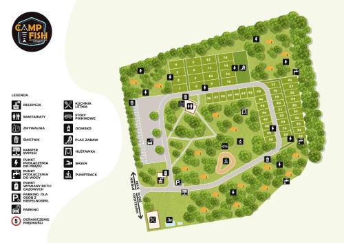 Rybnik Other | Camping Camp Fish, parcele kempingowe z własnym namiotem, przyczepą lub kamperem