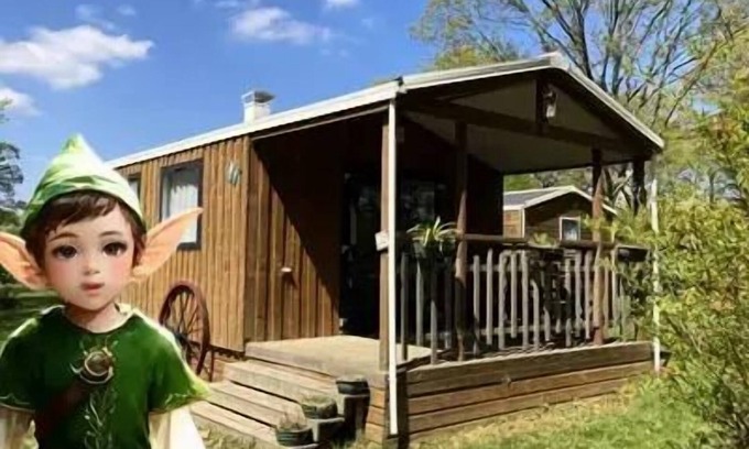 Priziac House | Camping Ecologique le Lac O Fées * - MORGANE ou ANA ou CASSANDRE Mobil-home Confort 31m² - 2 chambres sur parcelle >100m2 4 personnes