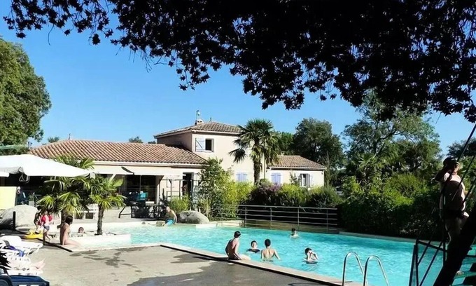 Brousses-et-Villaret House | Camping Flower Le Martinet Rouge * - NEW/Premium Chalet 28m2 - 2 bedrooms - covered terrace - TV for 5 people