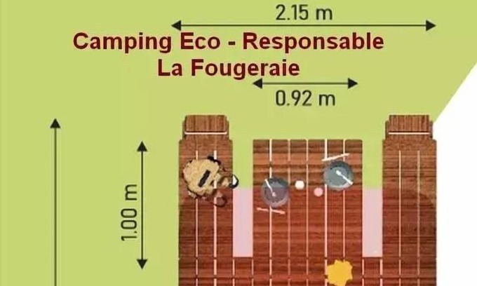 Saint-Leger-de-Fougeret House | Camping LA FOUGERAIE *** - Cocoon Pond 2 people