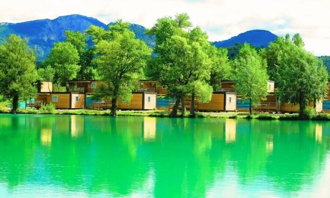 Chatillon-en-Diois House | Camping Le Lac Bleu* - Bivouac on Stilts 2 Rooms 2 people Without Sanitary