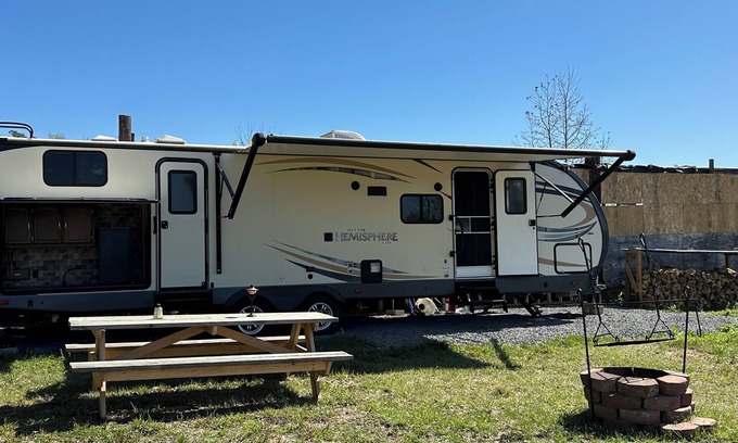 Ruffin RV Rental | Campsite #1 Cozy RV in Lovely St. George with AC, WiFi