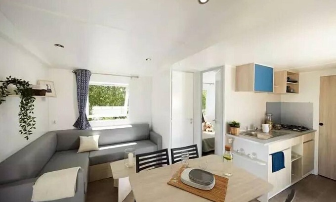 Rieux-de-Pelleport House | Campsite Les Mijeannes* - 3-room mobile home for 4 people
