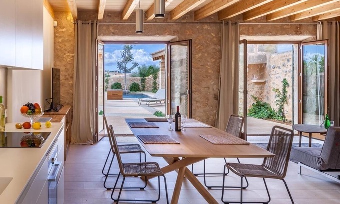 Consell Ski Chalet | Can Cunso 18 | Great design holiday home with pool | Garden, Bbq, AirCon, Wifi