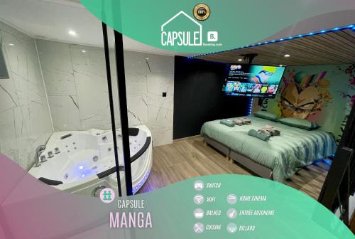 Valenciennes Apartment | Capsule Manga - Jacuzzi - Billard - Nintendo Switch - Netflix
