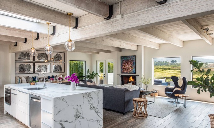 Carmel Point House | Carmel Modern Hacienda walking distance to town W/3 Bedrooms and 3.5 Baths